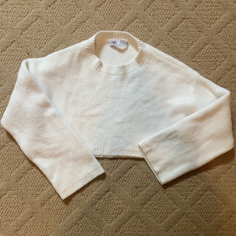 Zara White Sweater